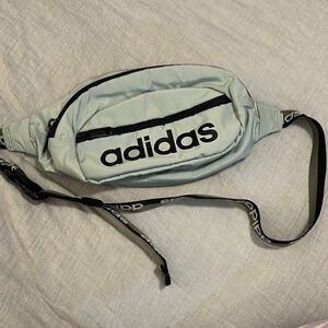 Adidas Light Grayish Mint Green Belt Bag